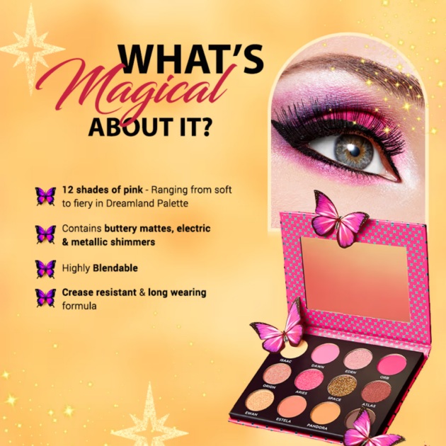 Colorbar Dreamland Eyeshadow Palette (16.5 g) - Image 3