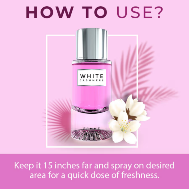 Colorbar White Cashmere Eua De Parfum (50ml) - Image 3