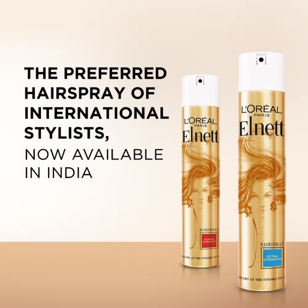 L'Oreal Paris Elnett Satin Normal Hold Hair Spray (400ml) - Image 3