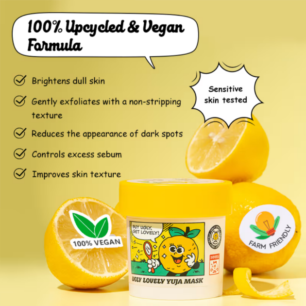 The Face Shop Ugly Lovely Yuja Wash Off Mask (100ml) - Image 3