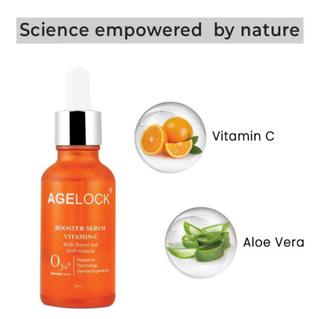 O3+ Agelock Vitamin C Booster Serum (30ml) - Image 3