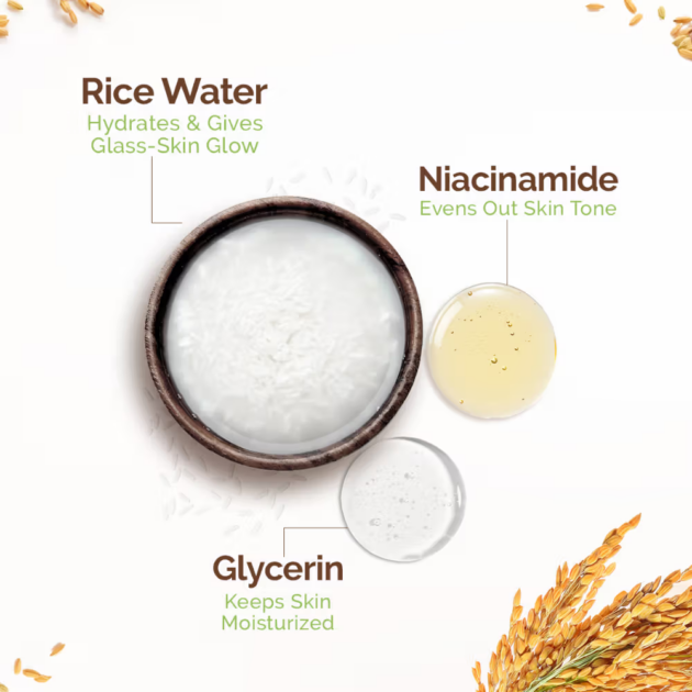 Mamaearth Rice Water Tone Up Face Cream With Rice Water & Niacinamide (50g) - Image 4