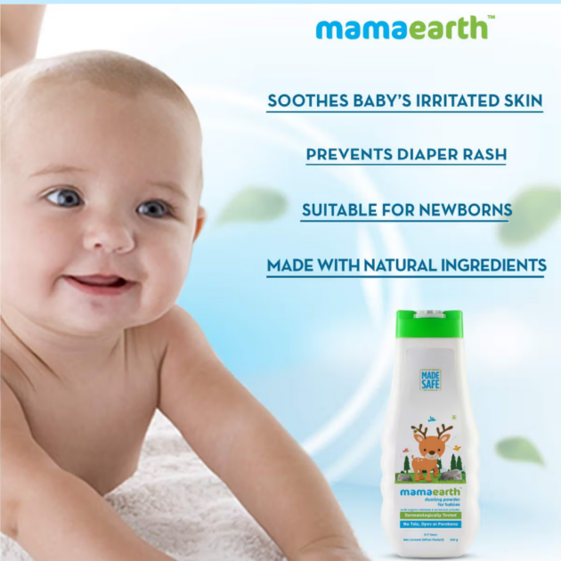 Mamaearth Baby Powder (150gm) - Image 3
