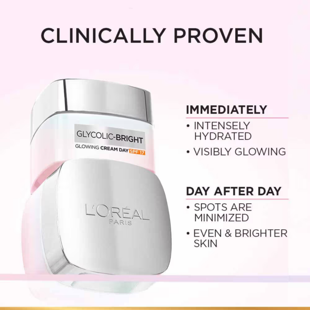 L'Oreal Paris Glycolic Bright Day Cream - Image 5