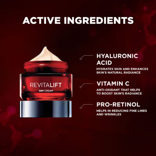 L'Oreal Paris Revitalift Laser X3 Day Cream With Pro-Retinol (50ml) - Image 4