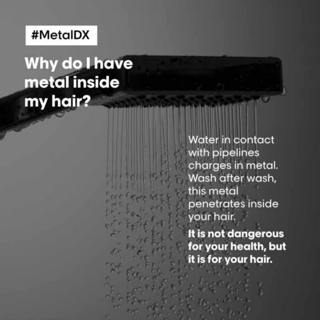 L'Oreal Professionnel Metal DX Anti-Metal Sulfate-Free, Cleansing Cream Shampoo (300ml) - Image 5