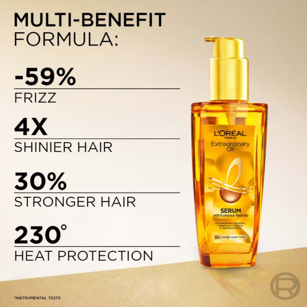 L'Oreal Paris Extraordinary Oil Hair Serum (100ml) - Image 3