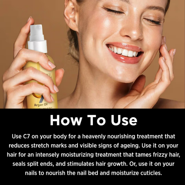 Colorbar C7 Argan Oil (100ml) - Image 4