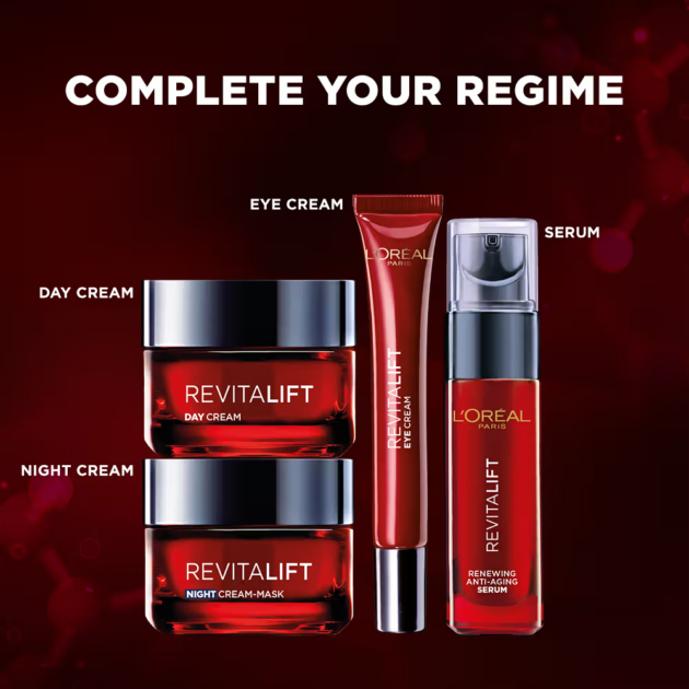 L'Oreal Paris Revitalift Triple Action Night Cream-Mask (50ml) - Image 4
