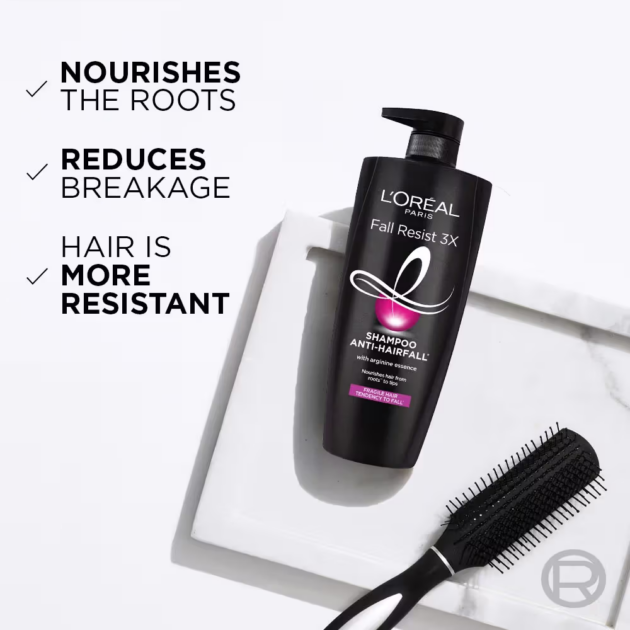L'Oreal Paris Fall Resist 3x Shampoo (650ml) - Image 4