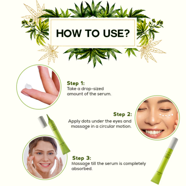 Colorbar Vita Hemp Restoring & Balancing Under Eye Serum (20ml) - Image 4