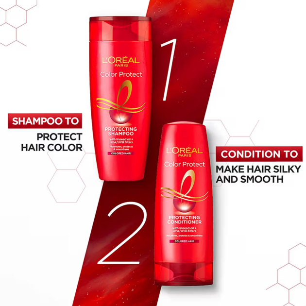 L'Oreal Paris Colour Protecting Conditioner (180ml) - Image 4