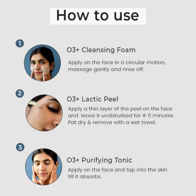 O3+ Shine & Glow Facial Kit For Instant Glow (32gm+6ml) - Image 4