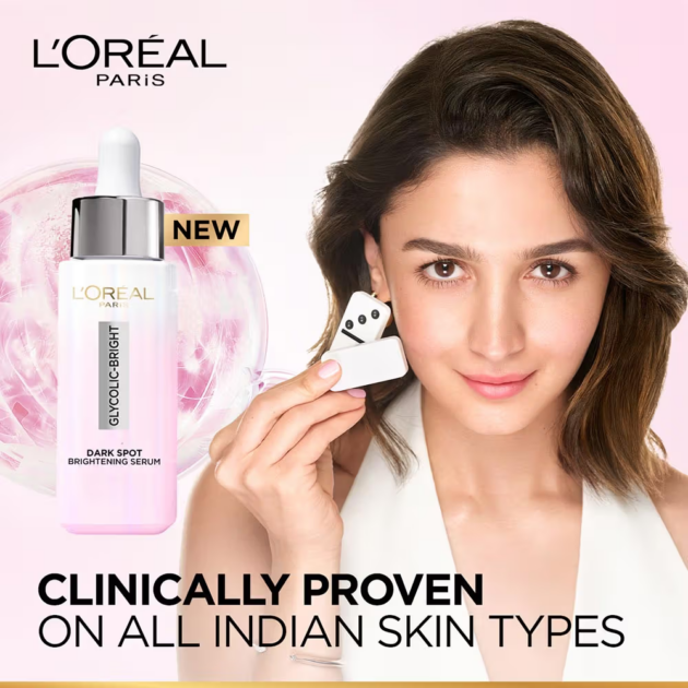 L'Oreal Paris Glycolic Bright 8% [Melasyl + Niacinamide] Face Serum - Image 3
