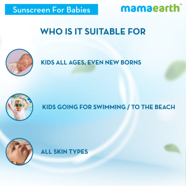 Mamaearth Mineral Based Sunscreen For Babies SPF20+ - Image 4