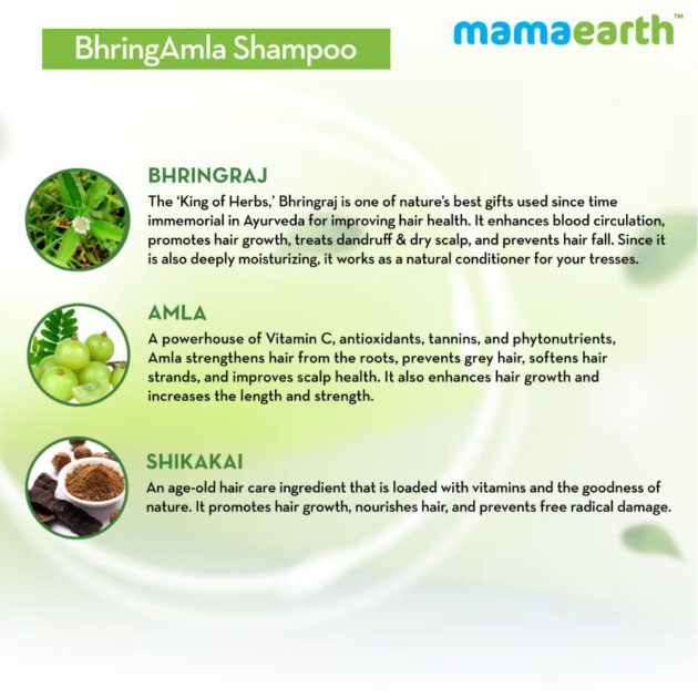Mamaearth BhringAmla Shampoo (250ml) - Image 5