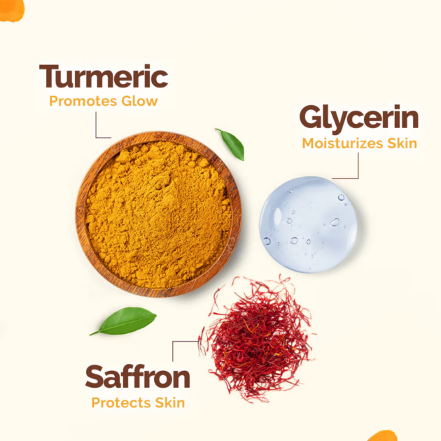 Mamaearth Ubtan Moisturizing Body Wash With Turmeric & Saffron (275ml) - Image 5