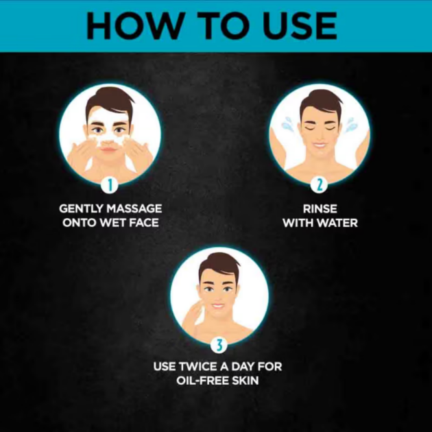 Garnier Men Oil Clear Clay D - Tox Facewash (150g) - Image 5