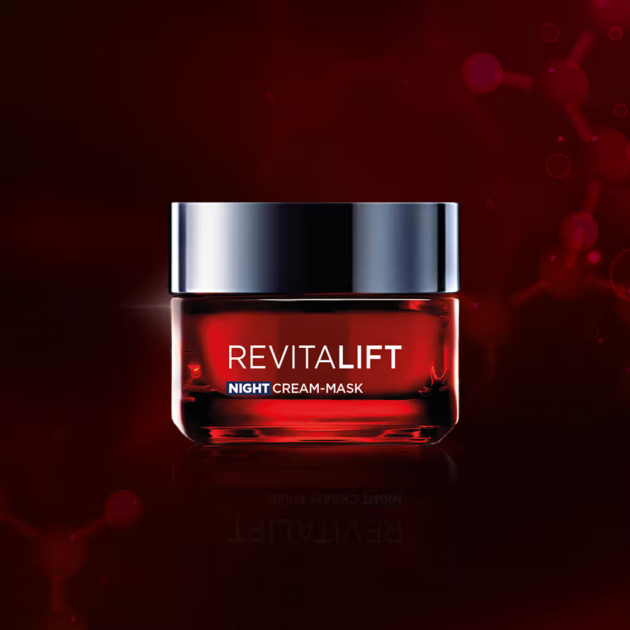 L'Oreal Paris Revitalift Triple Action Night Cream-Mask (50ml) - Image 5