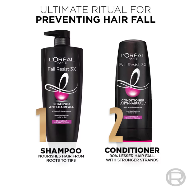 L'Oreal Paris Fall Resist 3x Shampoo (650ml) - Image 5