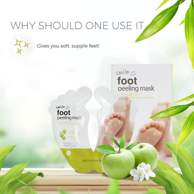 The Face Shop Smile Foot Peeling Mask (40ml) - Image 5