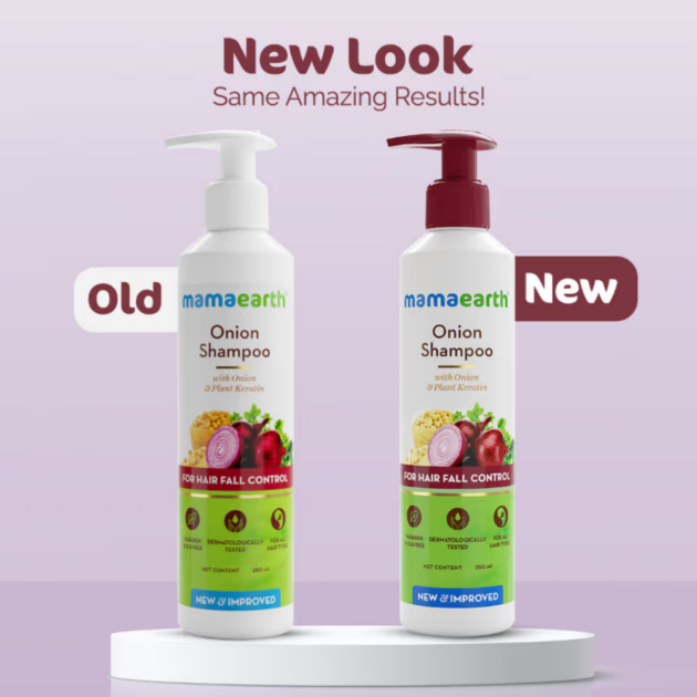 Mamaearth Onion Shampoo for Anti Hair Fall & Hair Growth with Onion Oil & Plant Keratin - Image 2