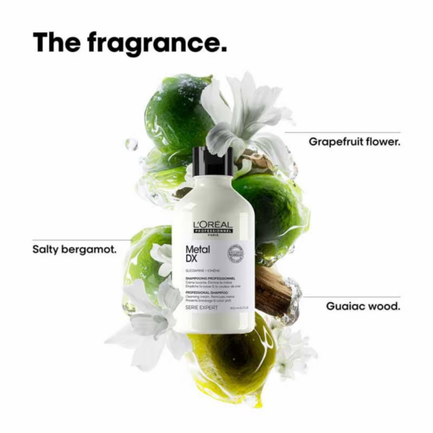 L'Oreal Professionnel Metal DX Anti-Metal Sulfate-Free, Cleansing Cream Shampoo (300ml) - Image 2