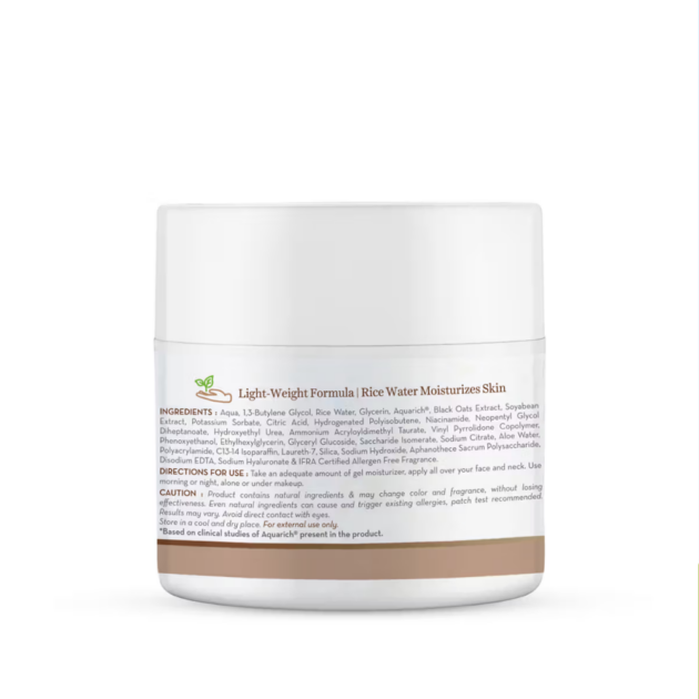 Mamaearth Rice Gel Face Moisturizer With Rice Water & Niacinamide (100ml) - Image 5