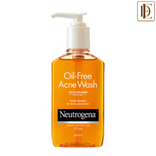 Neutrogena Oil Free Acne Cleansing Face Wash with 2% Salicylic Acid for Acne Prone & Oily Skin (175ml)