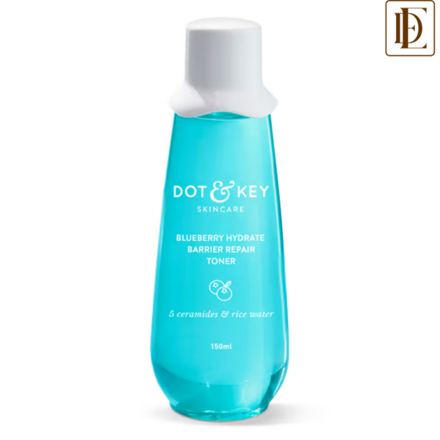 Dot & Key Rice Water Hydrating Toner with Hyaluronic for Oily, Sensitive Skin, Alcohol-Free (150ml)