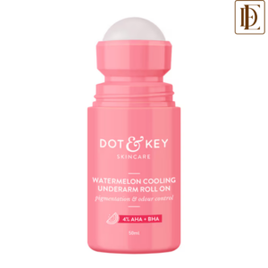 Dot & Key Watermelon Underarm Roll On Deodorant With 4% AHA + BHA (50ml)