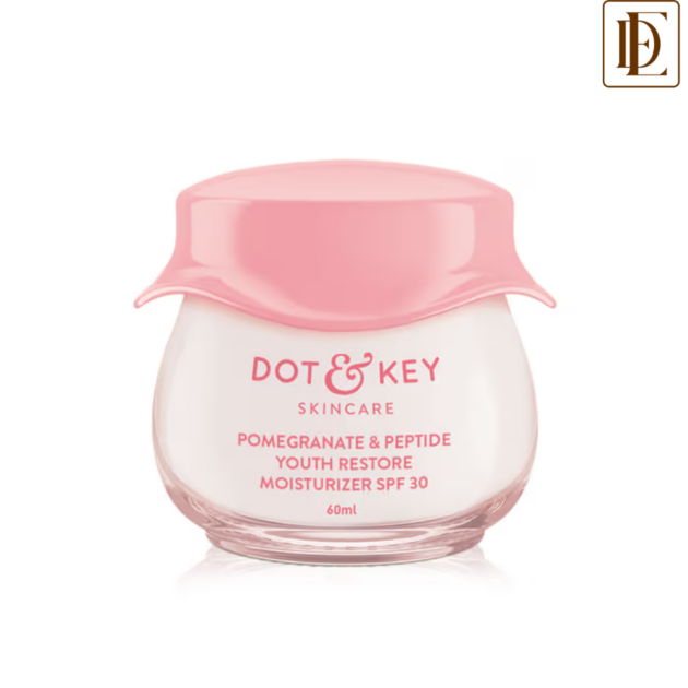 Dot & Key Multi Peptide Pomegranate & Ceramides SPF 30 Face Moisturizer For Wrinkles (60ml)
