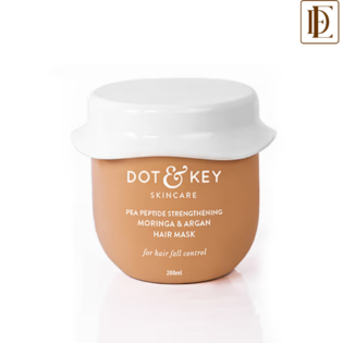 Dot & Key Argan & Moringa Hair Strengthening Mask- Nourishes, Boosts Hair Growth & Prevents Breakage (200ml)