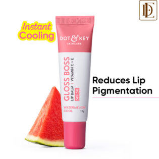 Dot & Key Gloss Boss Brightening Lip Balm Vitamin C + E SPF 50 - Watermelon Cool (12g)