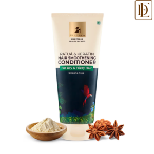 Pilgrim Patua & Keratin Hair Smoothing Conditioner for Dry & Frizzy Hair (200ml)