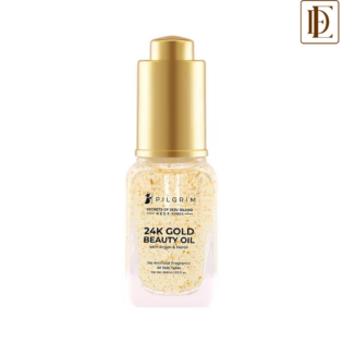 Pilgrim 24K Gold Facial Beauty Oil for Instant Natural Glow Anti Aging (20ml)