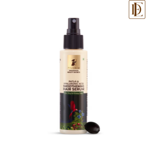 Pilgrim Patua & Hyaluronic Acid Smoothing Hair Serum for Dry & Frizzy Hair (100ml)