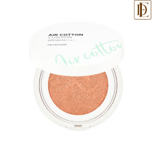 The Face Shop Air Cotton Cushion SPF 50+ PA++++ - 205 Dark Beige (12 g)