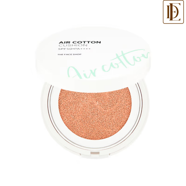 The Face Shop Air Cotton Cushion SPF 50+ PA++++ - 205 Dark Beige (12 g)