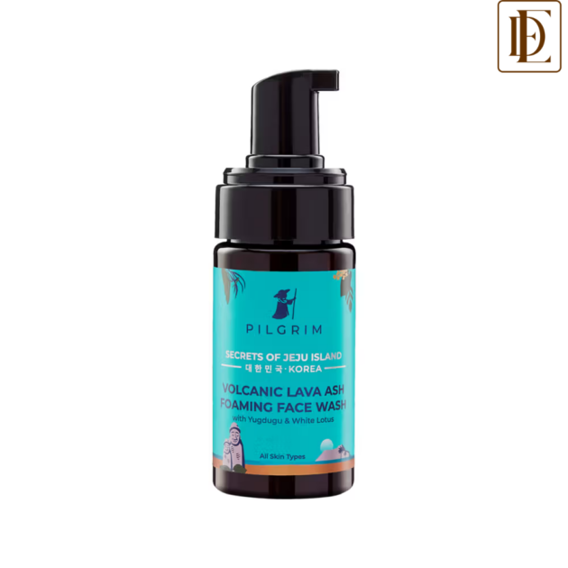 Pilgrim Jeju Volcanic Lava Foaming Face Wash with Yugudu & White Lotus (All Skin Types) (120ml)