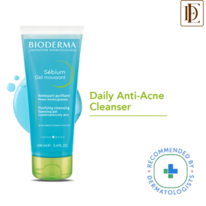 Bioderma Cleanser - Sebium Gel Moussant - Acne Defence Cleanser For Oily Acne Prone Skin