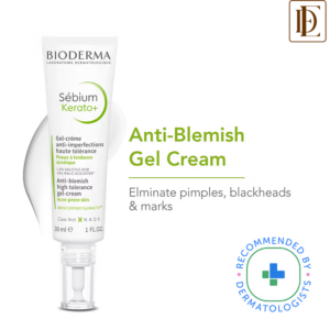 Bioderma Anti-Blemish Gel Cream - Sebium Kerato+ Spot Corrector - Eliminates Pimples & Blackheads (30ml)