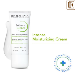 Bioderma Sebium Global Moisturizer For Oily Acne-Prone Skin - Reduces Spots & Blackheads (30ml)