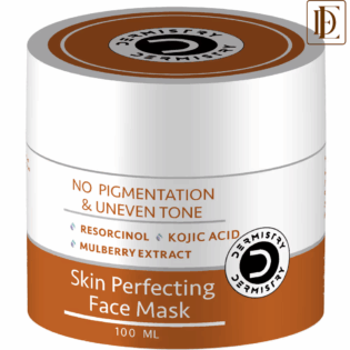 DERMISTRY Kojic Acid Detan Dull Uneven Tone Removal Brightening Instant Glow Fairness Face Pack Mask (100ml)