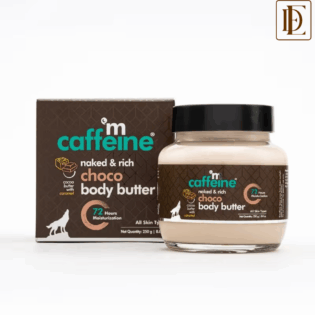 MCaffeine Choco & Shea Body Butter - 72Hrs Moisturization & Stretch Marks Reduction (250g)