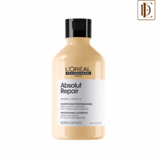 L'Oréal Professionnel Absolut Repair Shampoo For Dry and Damaged Hair With Protein & Omega-9 (300ml)
