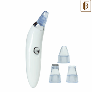 Bronson Professional Pore Cleanser Blackhead Dermasuction Remover Battery Operated With 4 Nozzles