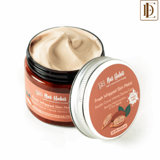 Nat Habit Double Cocoa Whipped Skin Malai, Body Butter, Cold Cream, Extreme Dryness 48 HR Moisture (200 g)