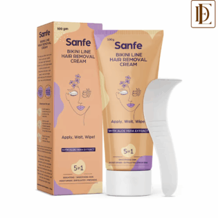 Sanfe Bikini Line Hair Removal Cream With Aloevera (100ml)