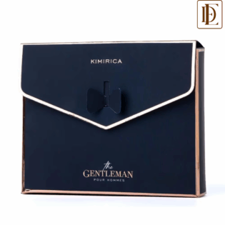Kimirica Gentleman Bath Care Travel Case Gift Set with Leather Travel Bag (9 pcs)